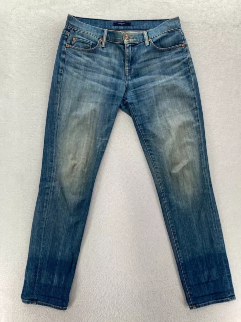 Fidelity Denim AXL Jeans Women's 28 Vintage Wash Dark Blue Denim Slim Leg Pants