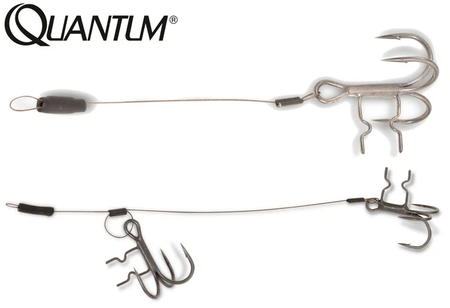 Quantum Q Stinger, Stingerhaken zum Raubfischangeln, Zusatzhaken für Gummifische