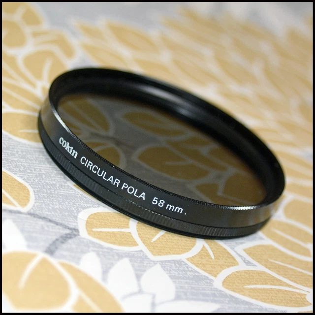 58mm Cokin Digital Circular Polariser Filter great cut reflections FREE POST