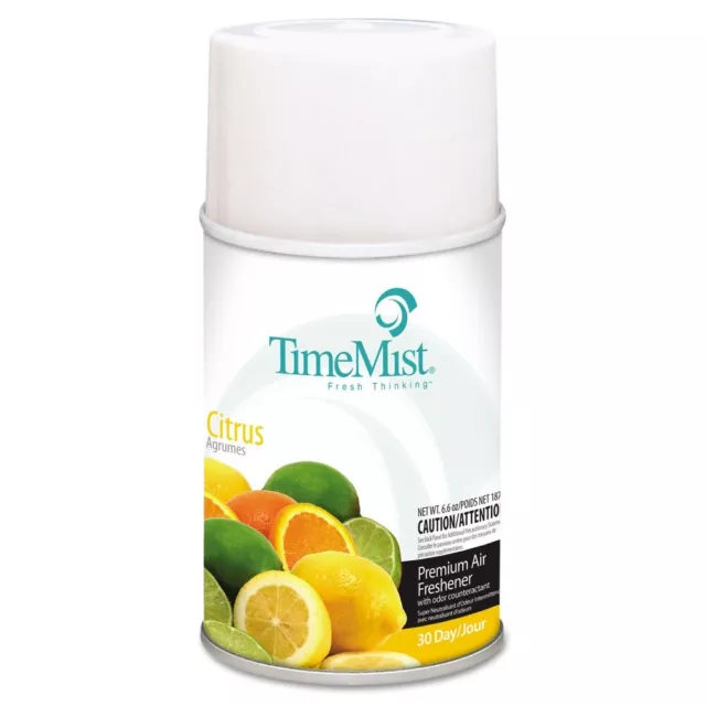 TimeMist 1042781EA 6.6 oz Premium Metered Air Freshener Refill - Citrus New