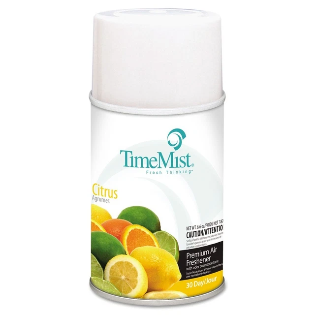 TimeMist 1042781EA 6.6 oz Premium Metered Air Freshener Refill - Citrus New