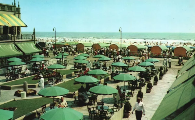 Vintage Postcard1955 Hotel Dennis Atlantic City NJ New Jersey Terrace Restaurant