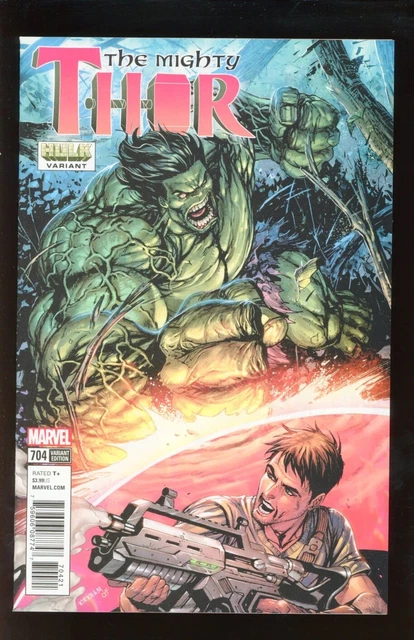 Mighty Thor #704 Near Mint 9.4 2018 Tyler Kirkham Hulk Variant
