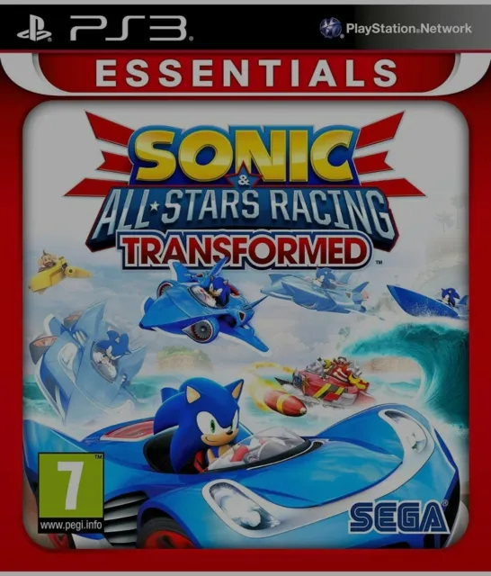 Sonic All Star Racing Transformed PS3 Essentials PLAYSTATION 3 Jeu Nouveau