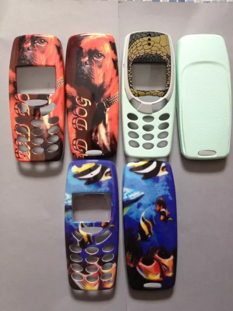 Mobile Phone Fascia / Housing / Cover For Nokia 3310 3330 - 3 Animals Designs