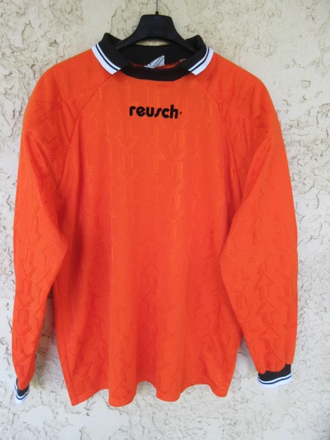 Maillot Gardien AS Monaco Vintage 2003-2004 N°1 - Puma, Jaune, Manches Longues, Taille L