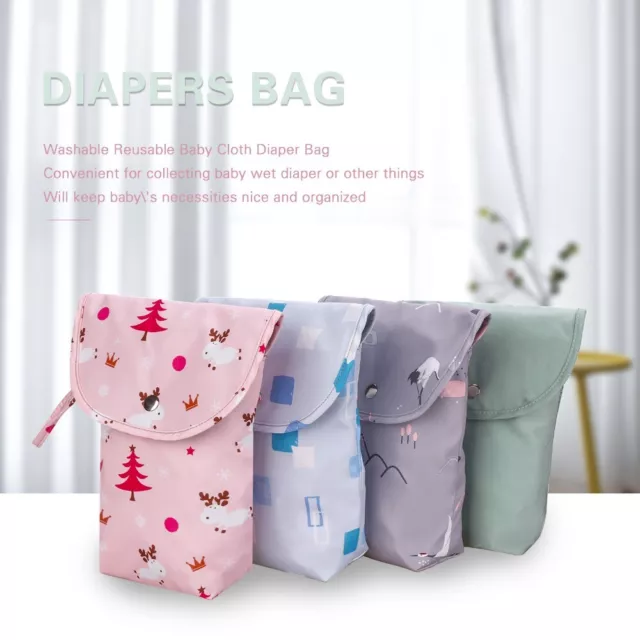 Waterproof Baby Handbag Reusable Mommy Diaper Storage Bag Baby Diaper Bag  Baby