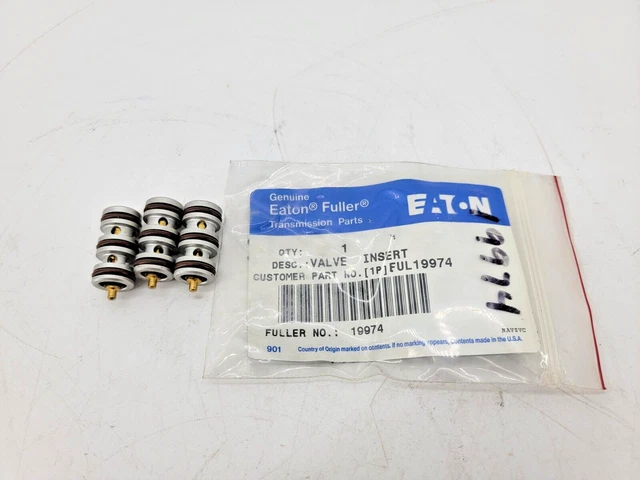 Lot of 3 New Eaton Fuller 19974 Transmission Insert Valve