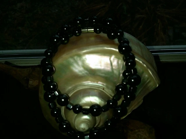 Super Strong 100% Hematite Magnetic Necklace , 20.5", magnetic clasp
