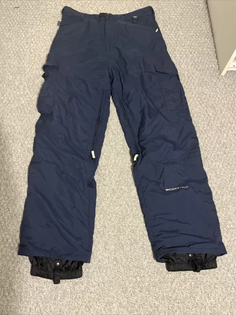 Scott USA Snowboard Trousers Mens Large Navy Waterproof Ski 36W 30L Cargo