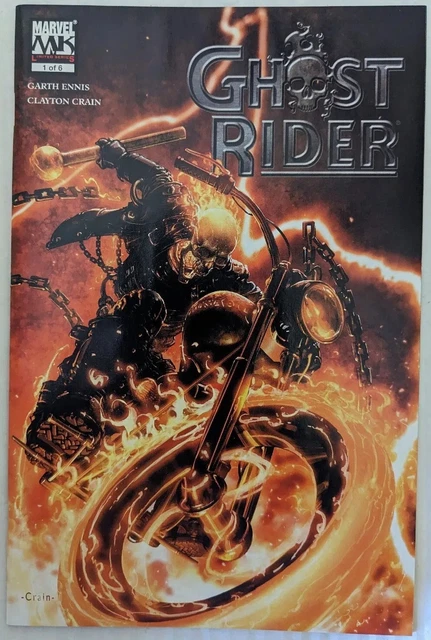Ghost Rider Running GHOST RIDER #1 2 3 4 5 6 (Full Run 1-6) Marvel Knights Comics 2005 ...