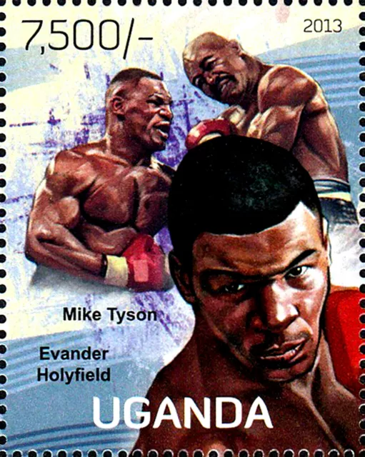MNH Sport Boxen Mike Tyson Evander Holyfield Usa Schwergewicht Weltmeister Star