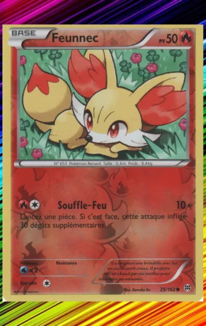 Feunnec Reverse - XY8:Impulsion Turbo - 25/162 - Carte Pokemon Neuve Française