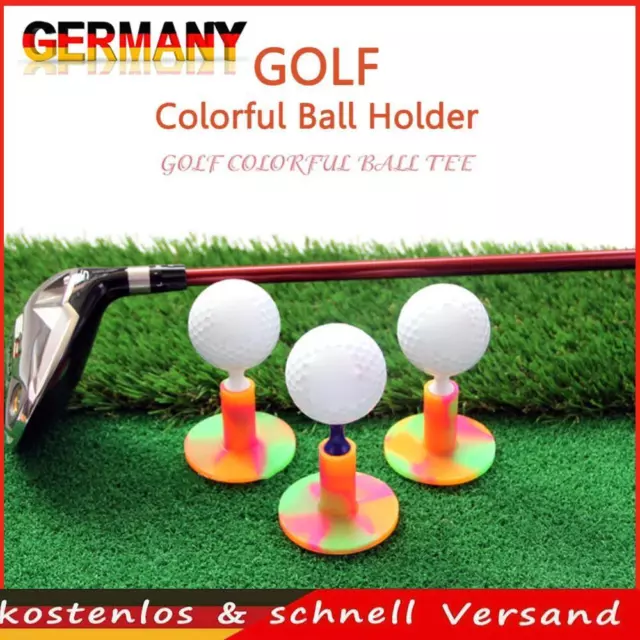 1pc Golf Tee Outdoor Sports Accessories Rubber Durable Colorful for Practice Mat