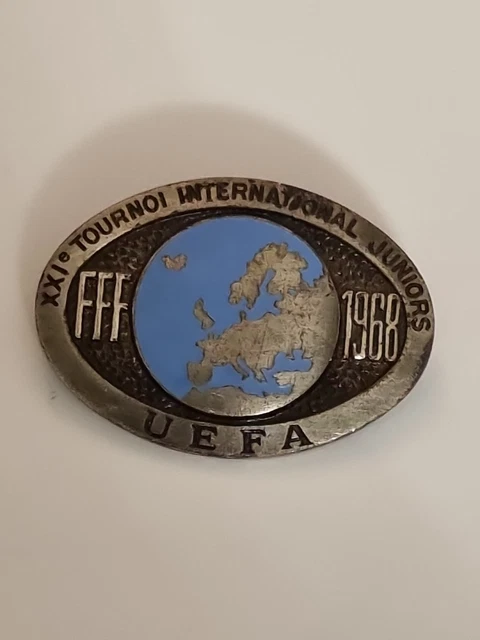 Épinglette FFF 1970 - Fédération Française De Football - Original Vintage