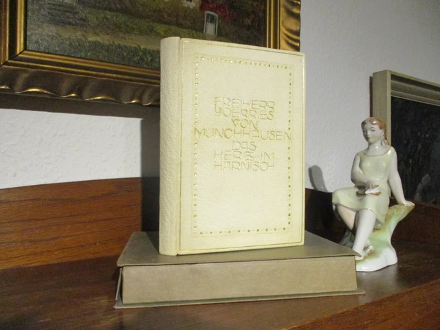 CHARLOTTE ANGER Leipzig JUGENDSTIL HANDEINBAND Leder MEISTEREINBAND Buchbinderin