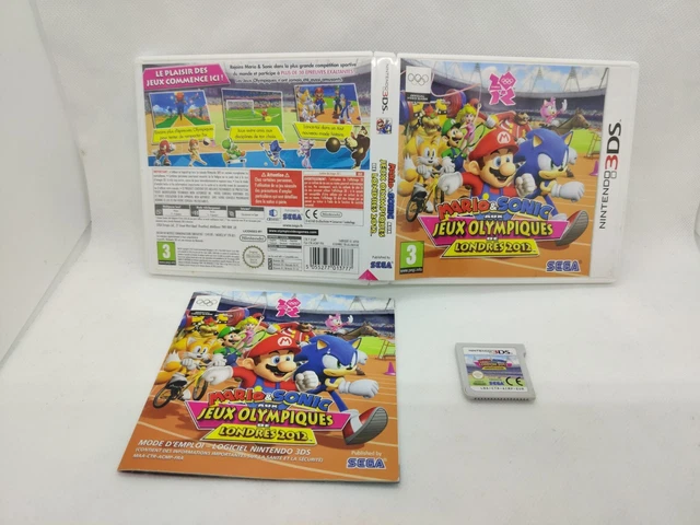 MARIO ET SONIC aux jeux olympiques ds Londres 2012 3DS Complet FR Bon