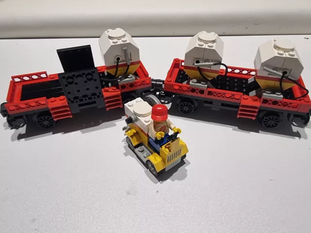 TOP: LEGO 7735 2 X vagone conchiglia per vagone 7727 7730 7760 7755 ecc.