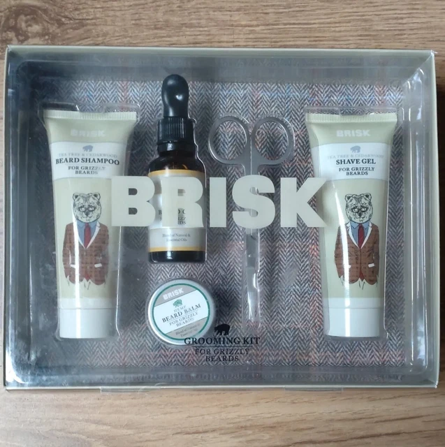 Kit De Aseo De Barba Enérgica - Relleno De Medias De Regalo Ideal De Navidad Secreta Santa