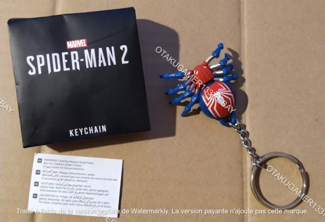 Marvel Spider Man 2 Keychain Official Bonus Keyring Collector PS5 Spiderman