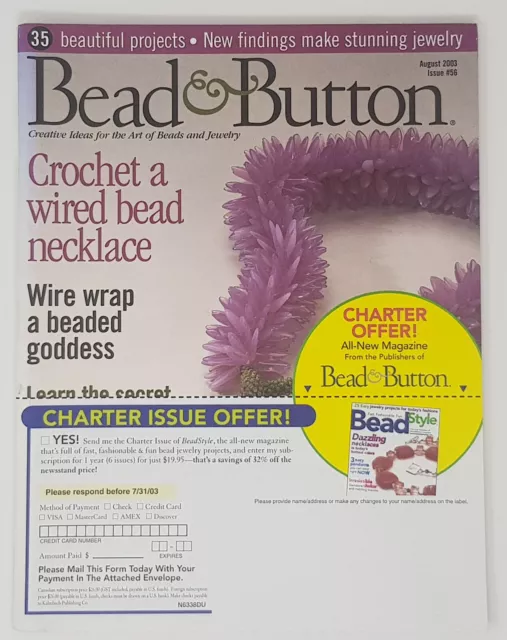 Bead & Button Magazin - Ausgabe #56 - August 2003 - UK