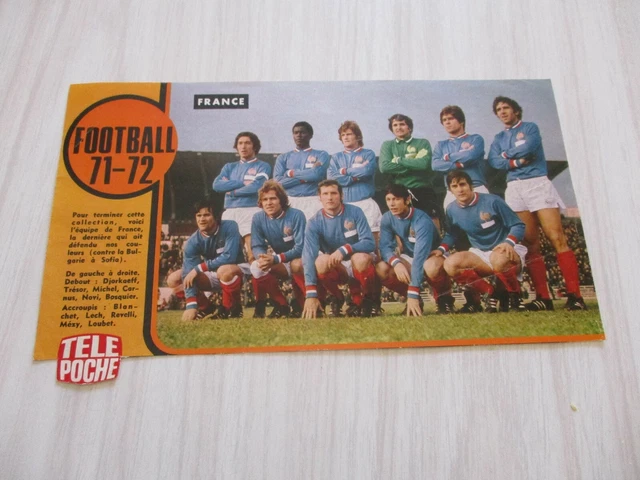 Page Album Télé Poche 1971-72 - Red Star FC - Équipes Françaises De Football