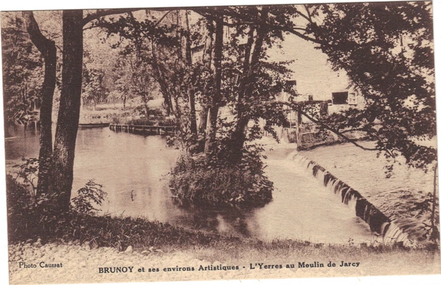 BRUNOY - L'Yerres au moulin de Jarcy   (F9592)