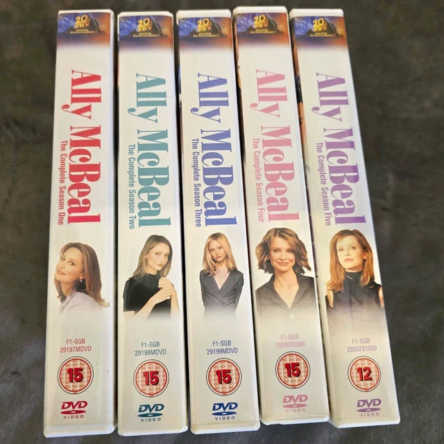 ALLY MCBEAL COMPLETE Seasons 1-5 DVD Box Set 15 PAL Brand New And