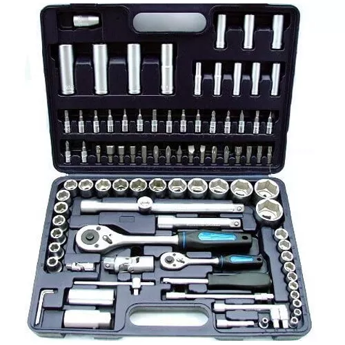 Nuovo 94Pz Cacciavite 1/2"" & 1/4"" Presa Strumento Manuale Torx Set Kit Cricchetto Bit