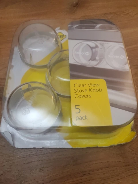 Safety 1st Clear View Stove Knob Covers 5 Pack