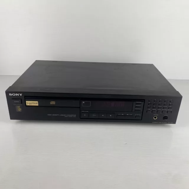 Vintage Sony Compact Disc CD Player CDP-295 Made in Japan For Parts Or Repair