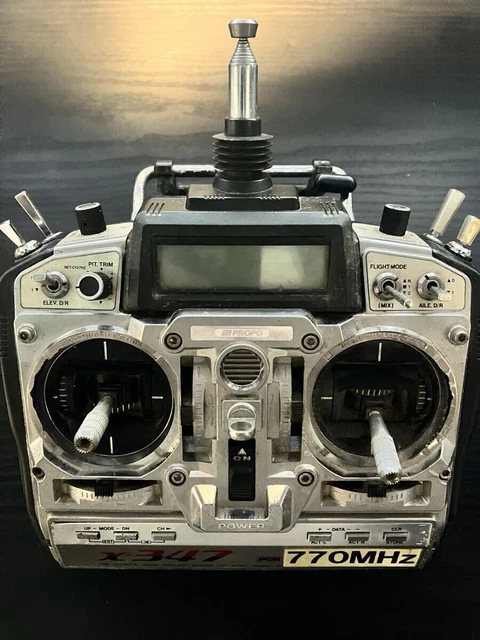 JR PROPO MAX AM NET-W124V 4CH Radio Control Transmitter 40MHz Used