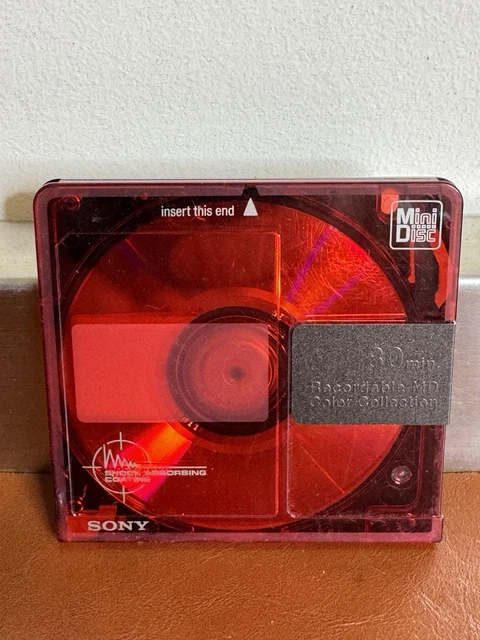 Lot De 10 Minidiscs Sony MDW80T Vierges 80 Minutes Enregistrables 1107975