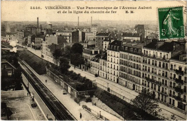 CPA AK Vincennes panoramic view of Avenue Aubert FRANCE (1283133)