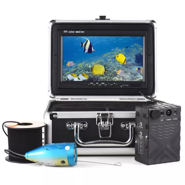 1200TVL Underwater Fishing  Fish Finder with 12  LEDs 7Inch/9Inch A5V4