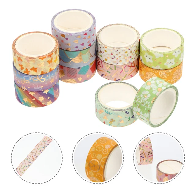 Pegatina de papel japonés de papel washi decorativa cinta washi suave