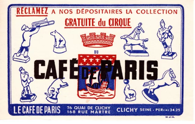 Buvard Vintage - Cafe De Paris