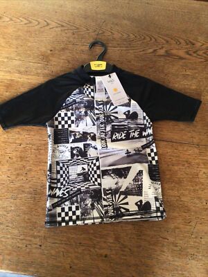 Ragazzi Bundle Billabong UV protezione solare superiore Speedo Nuoto Trunks 4-5 anni 