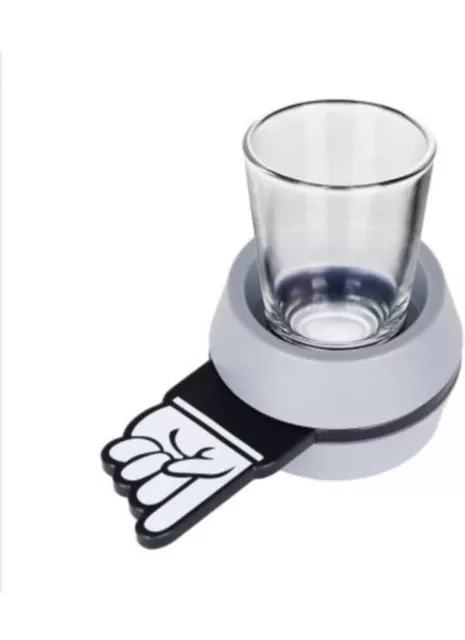 Spin The Shot Spinner Fun Adult Drinking Game After Dinner Party Glass INCLUDED