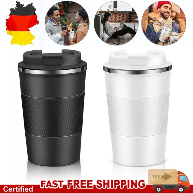 Tazza termica 510 ml acciaio inox tazza da viaggio tazza da caffè tazza isolante tazza da viaggio
