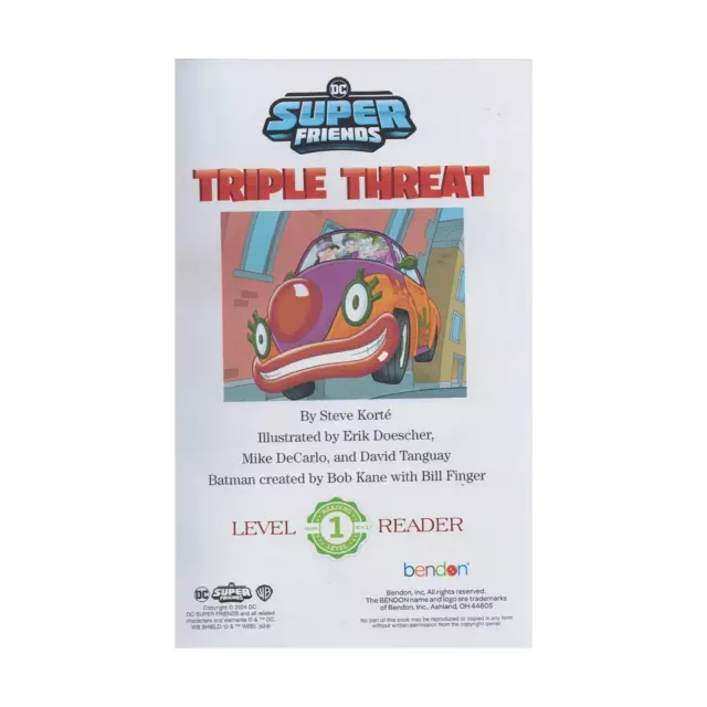 Ready to Read LEVEL ONE K1 to 1:  DC Super Friends - Triple Threat - 24 pages 3