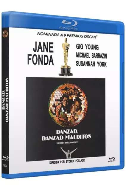 Danzad, Danzad Malditos - Bluray Nuevo Sin Abrir - Envío Gratuito - Jane Fonda