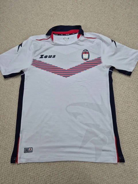 Maillot FC Crotone Away 2016-2017 – Zeus Sport, Blanc, Taille S