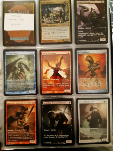 MTG. MAGIC GAME DAY PROMO LOT 39 CARDS 2009-16 Extended Alternate art. Rare Mint