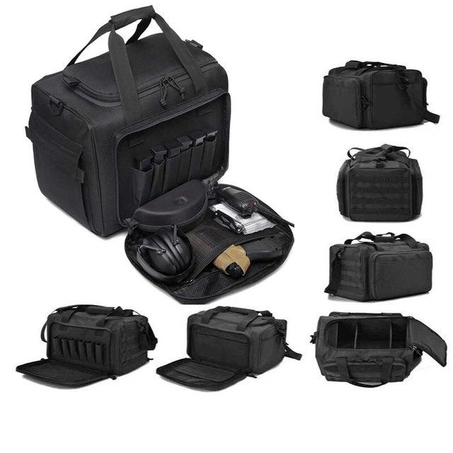 DELUXE PISTOL SHOOTING Duffle Bags Tactical Camera Gun Range Bag 55.95