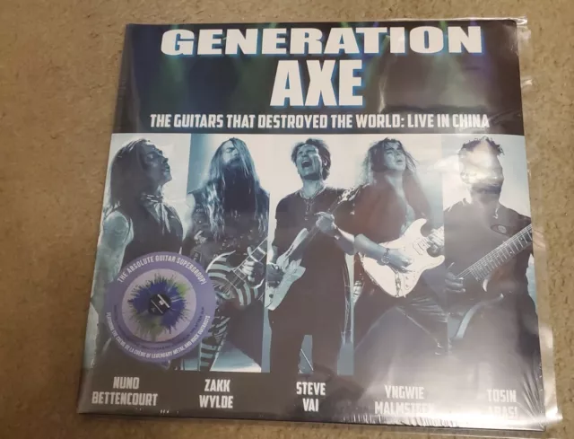 GENERATION AXE Steve Vai Zakk Wylde Yngwie Malmsteen Nuno Bettencourt Tosinabasi