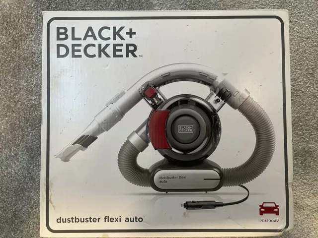 Black and Decker PD1200AV 12v Auto Flexi Car Dustbuster Hand Vacuum (Not Cordles