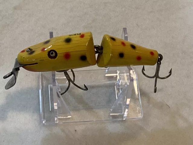 Vintage Old Wood Creek Chub Baby Pikie Fishing Lure Tough Special Order Color Vintage Old Wood Creek Chub Baby Pikie Fishing Lure Tough Special Order Color