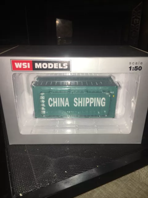 WSI 04-2036 China Shipping 20FT Container Scale 1:50