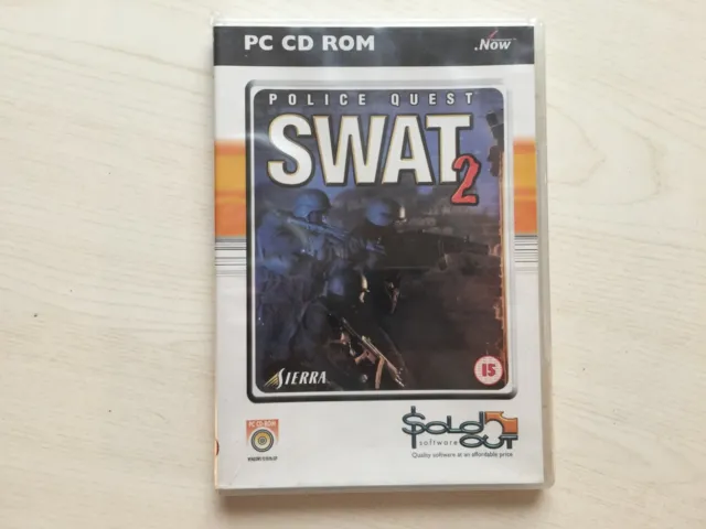 Police Quest Swat 2 Pc Cd-Rom Game Brand NEW & SEALED